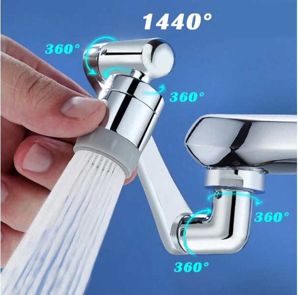rotating water bubbler extension noise splash-proof