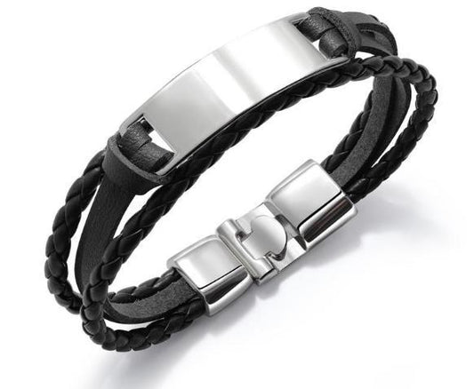 Multilayer Leather Men's Bracelet