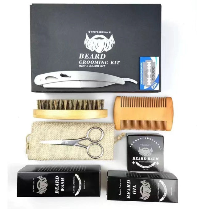 men's beard grooming kit